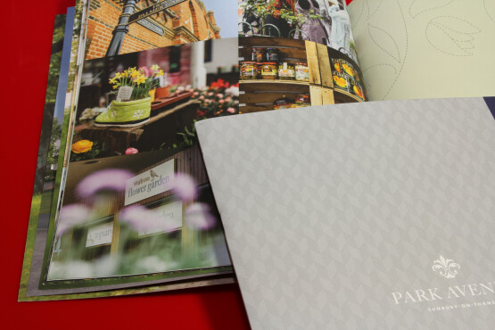 Litho brochure print samples